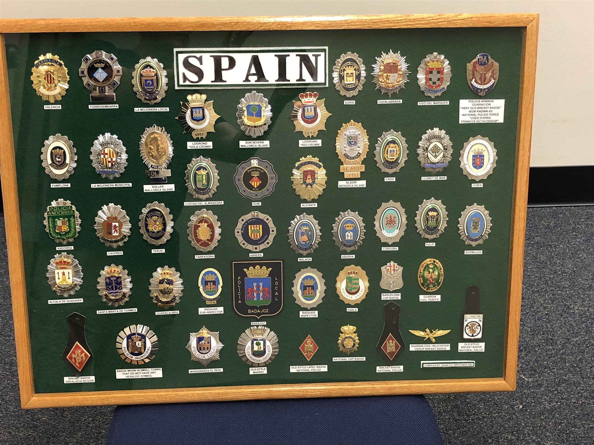 Spain Police Badges