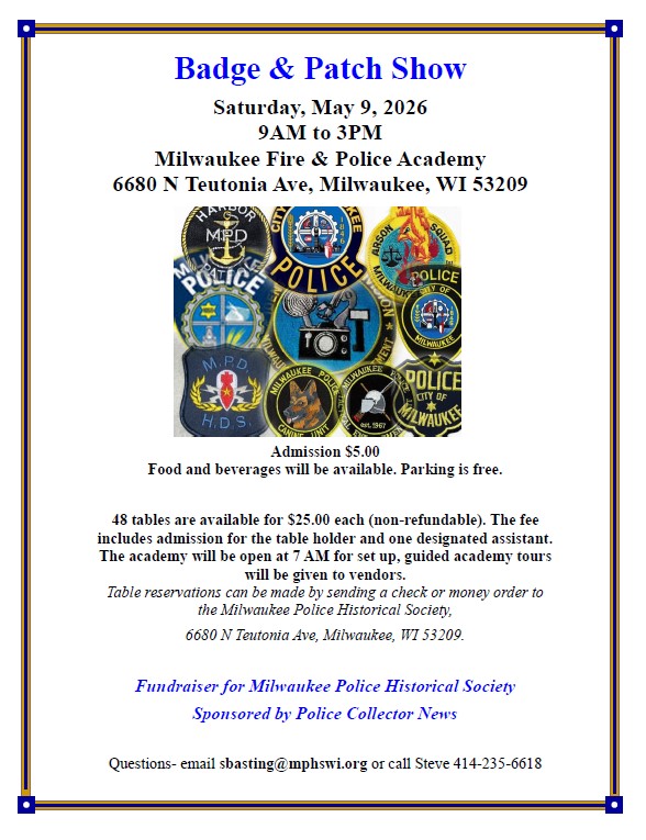 2026 Milwaukee Badge & Patch Show