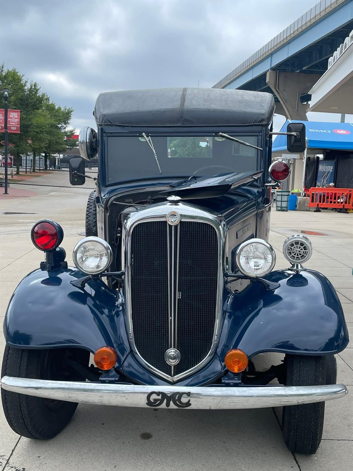 Front View of Patrol Wagon