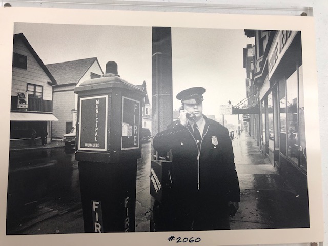 Officer at Call Box