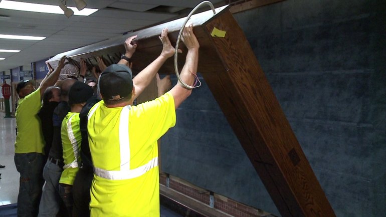 Removal of Memorial Exhibit